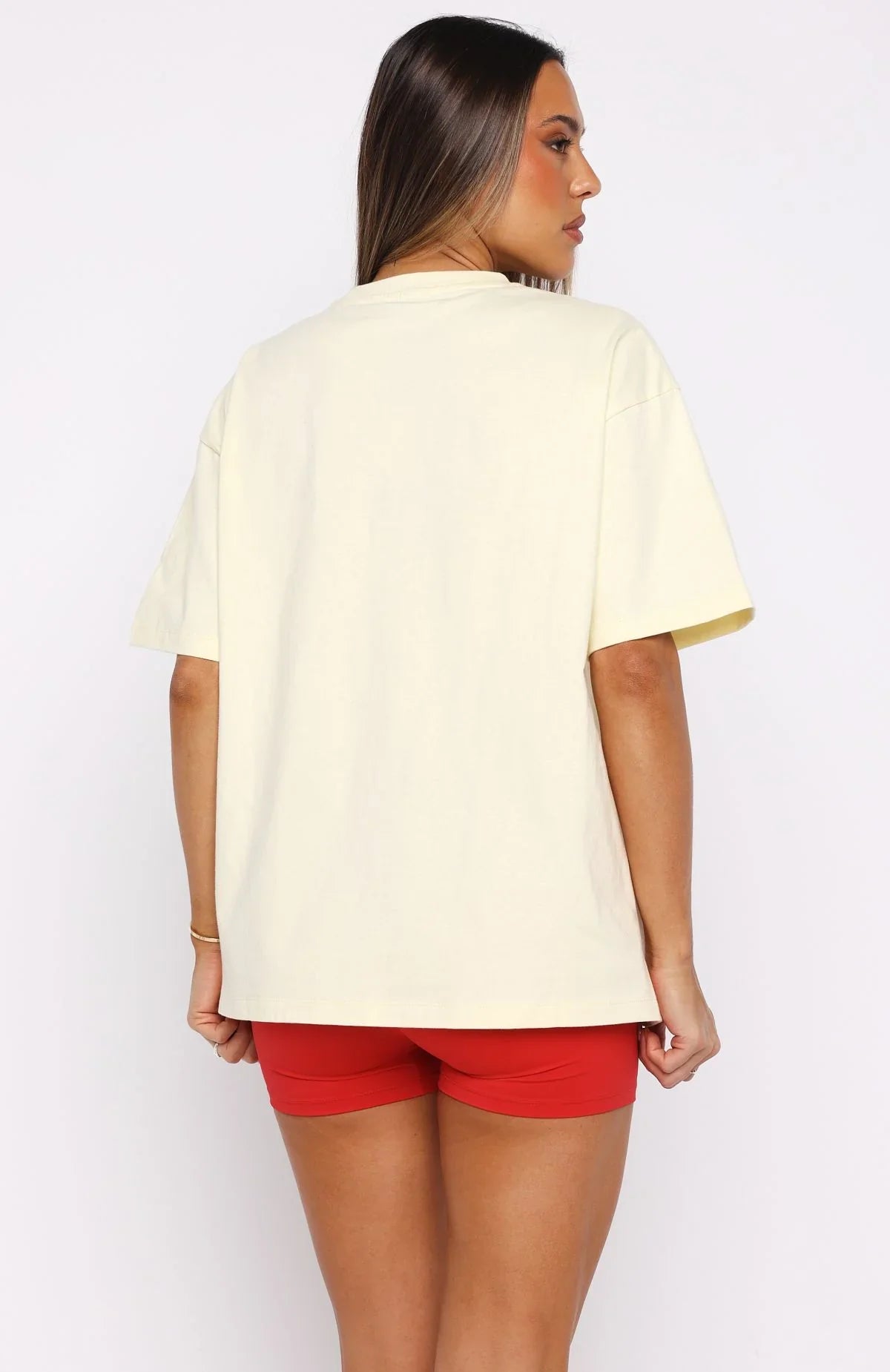 Club 14 Izzy Oversized Tee Lemon