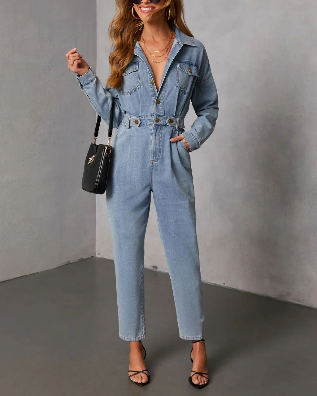 Quiet Cool Denim Jumpsuit