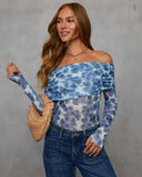 Petal Promise Floral Off Shoulder Bodysuit
