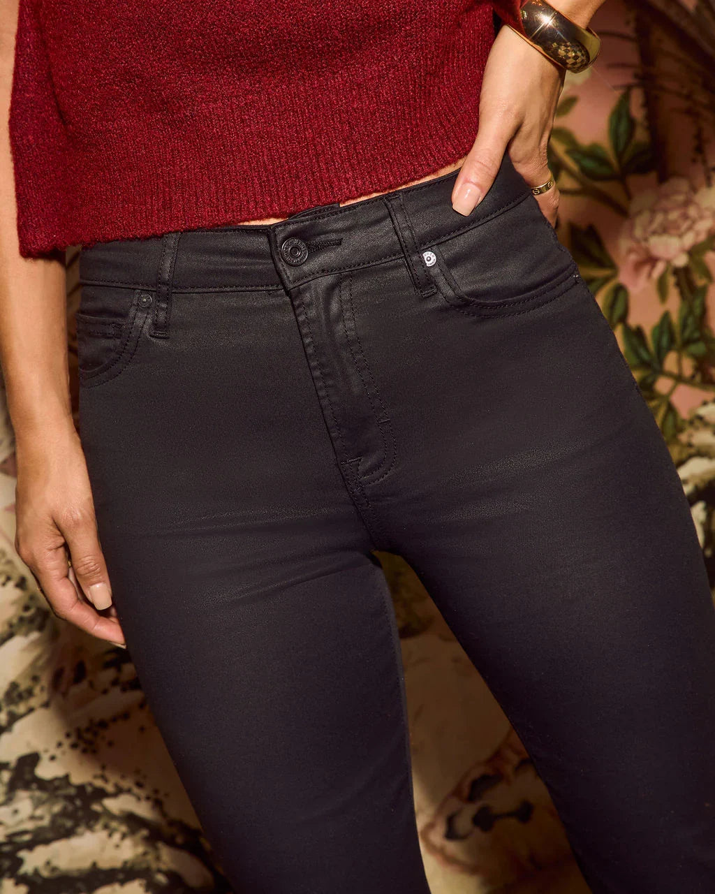 Rorrie Super Stretch Coated Jeans