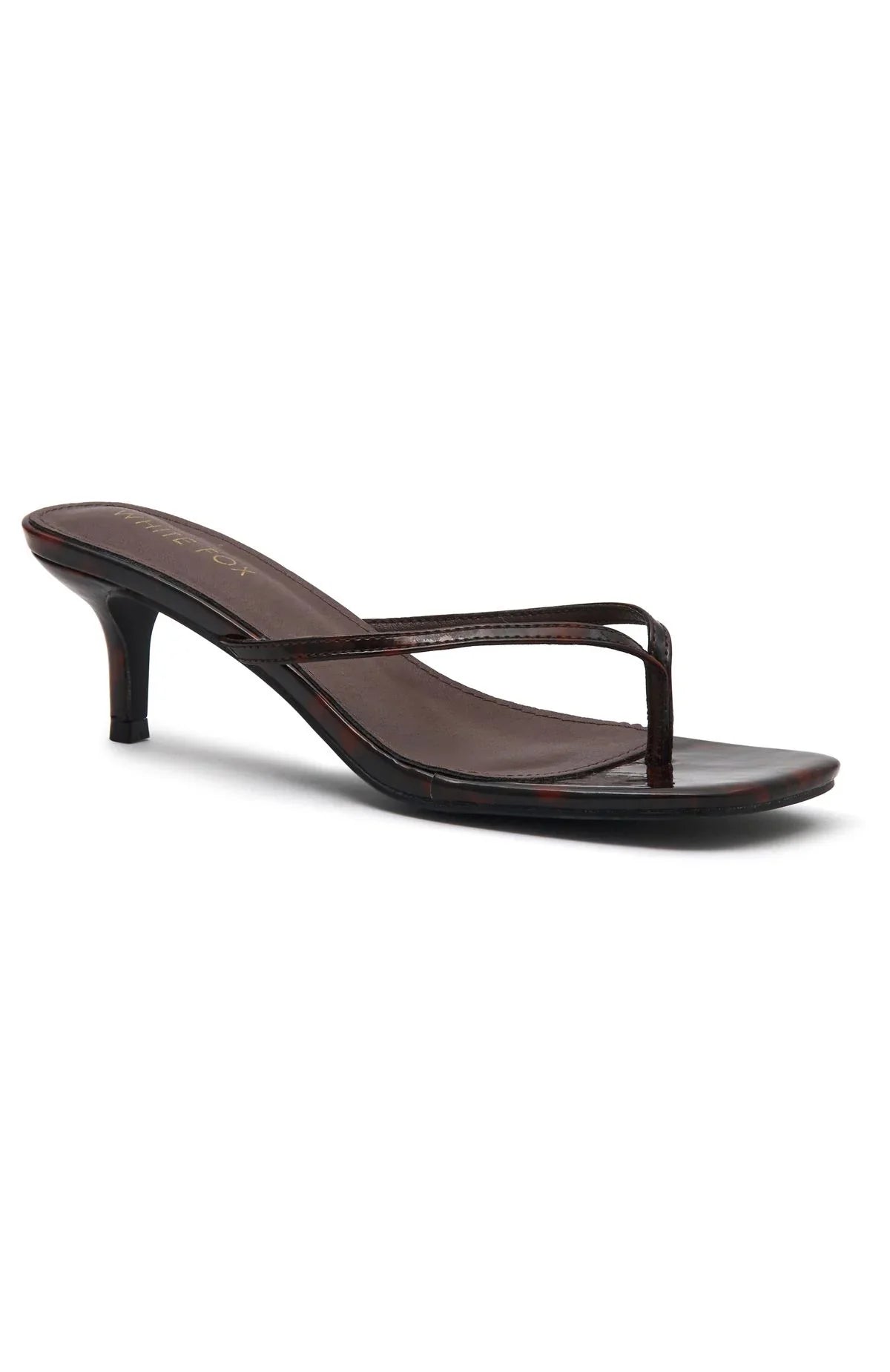 Hamptons Thong Heels Tortoise
