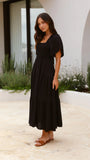 Lainey Midi Dress Black