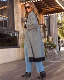 Ember Trail Herringbone Duster Cardigan