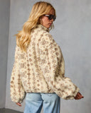 Bramble Fair Isle Print Fleece Jacket