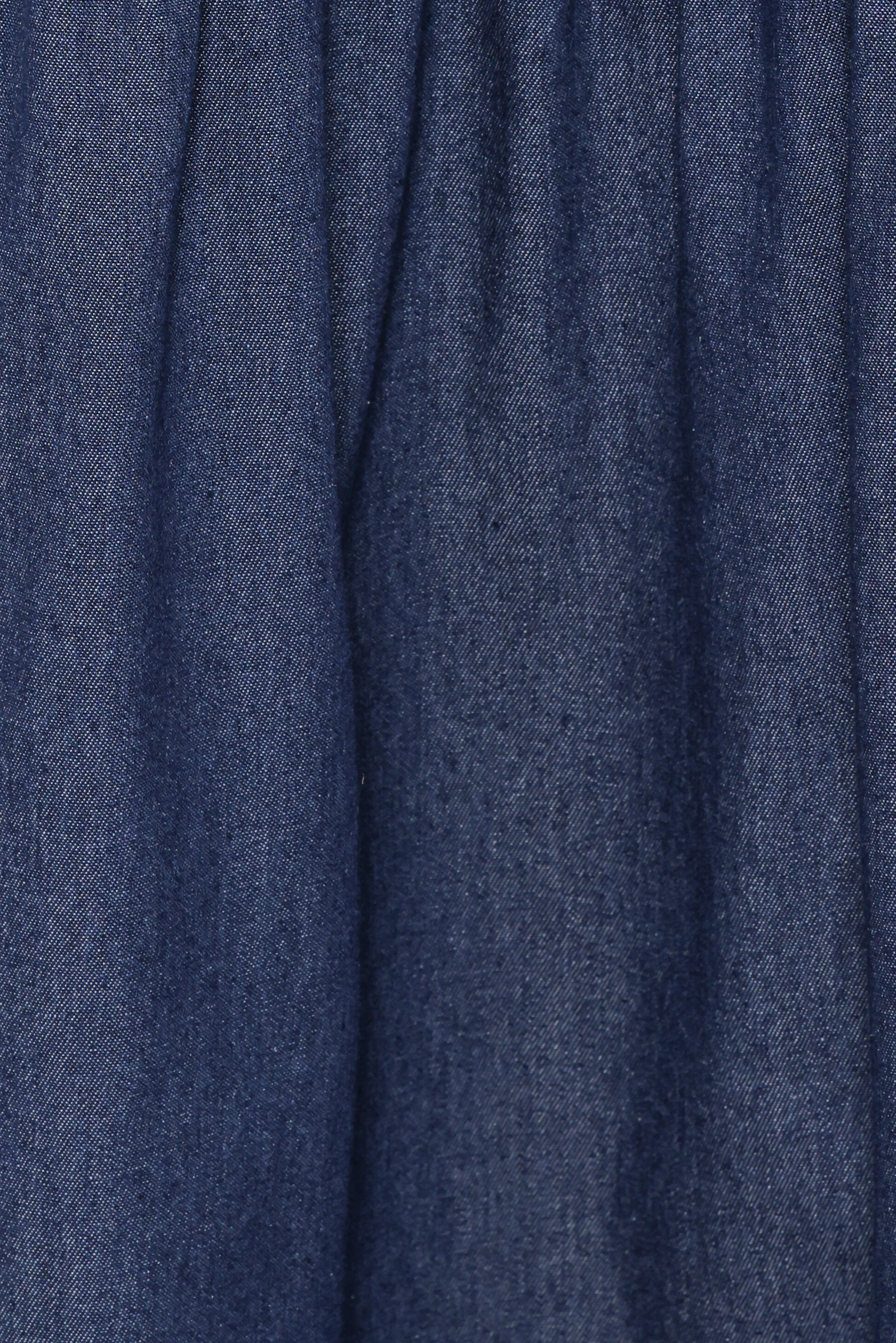 Meadow Midi Denim Skirt Dark Wash