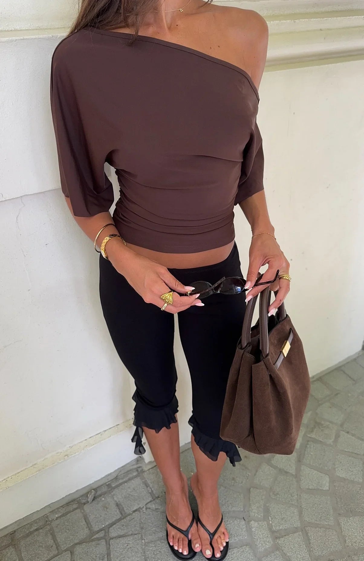 Slay Daily Capri Pants Black