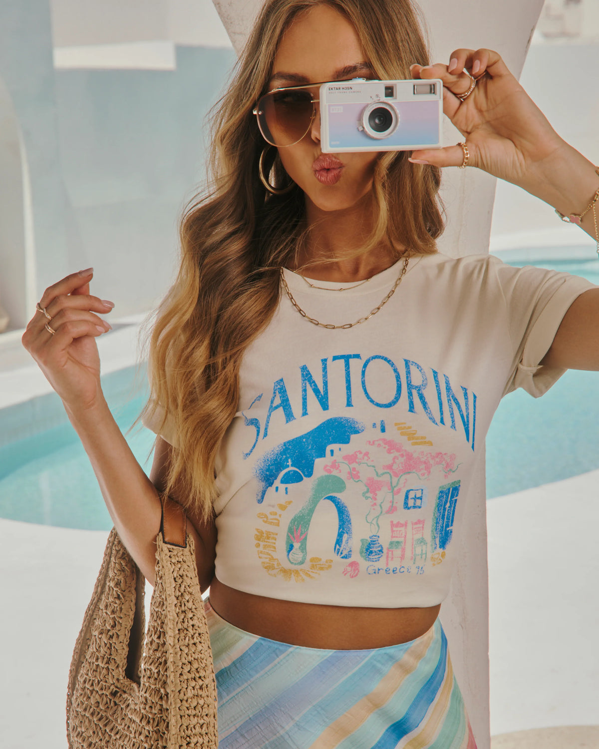 Santorini Short Sleeve Graphic Tee