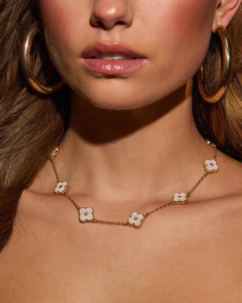 Madeline Clover Charm Necklace