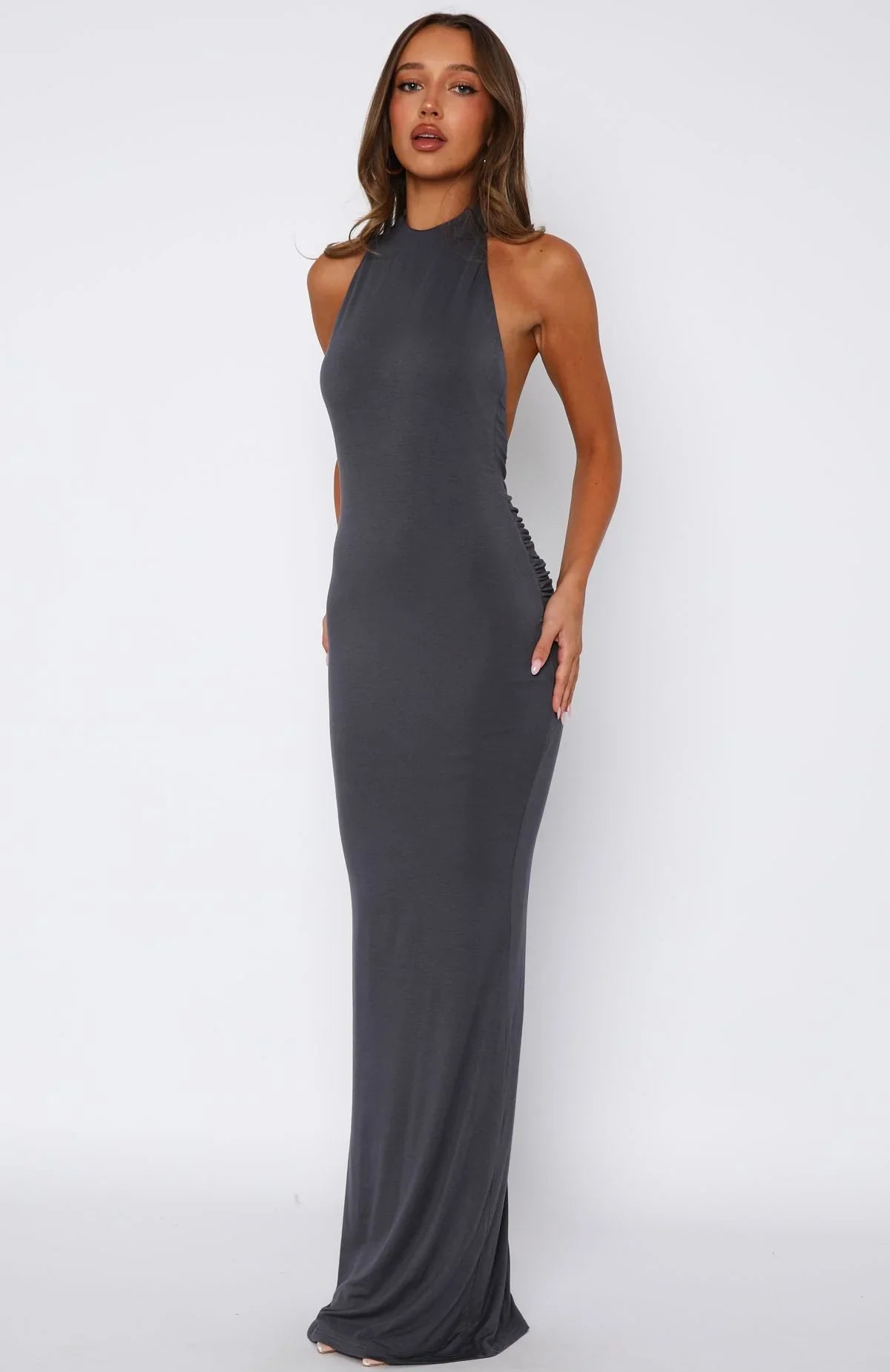 Made For You Maxi Dress Steel