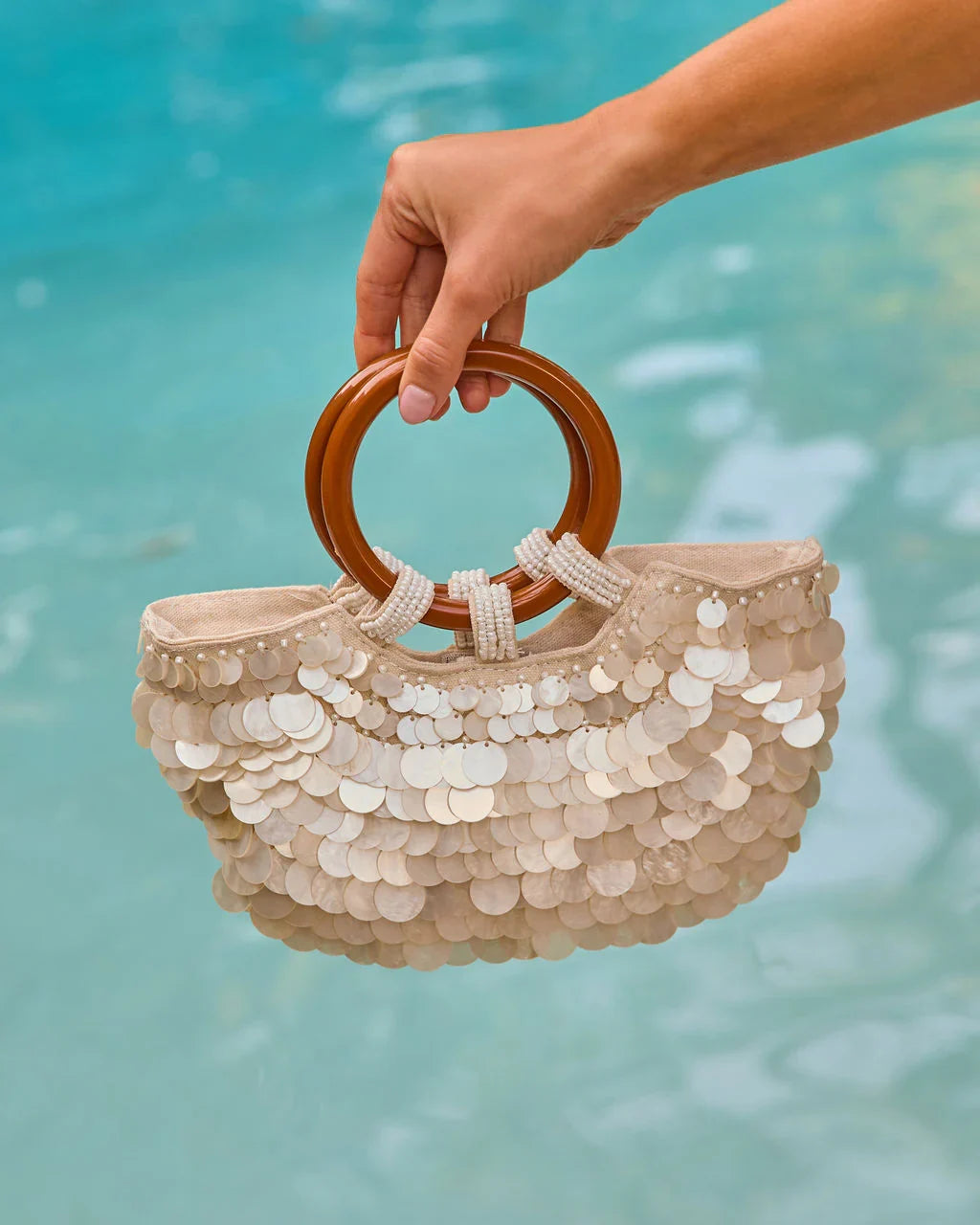Sheerlight Drift Shell Handbag