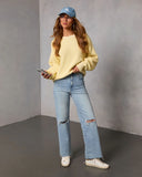 Instant Smile Ribbed Knit Sweater