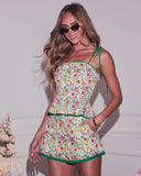 All In Floral Crop Top