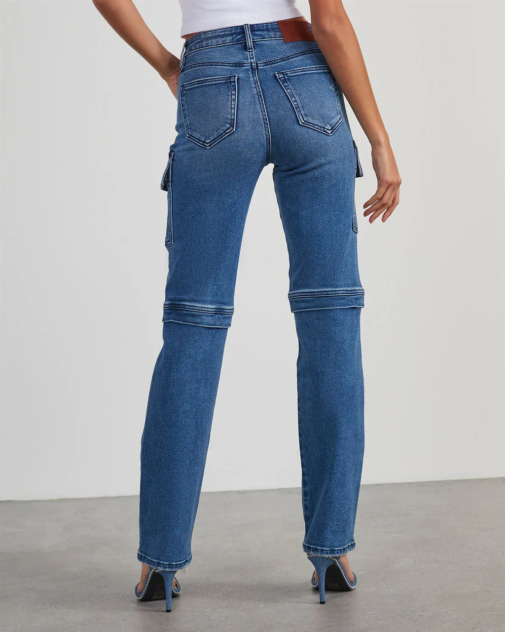 Zhaire Super Stretch High Rise Straight Jeans