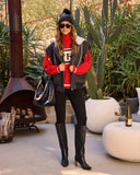 Apres Summit Turtleneck Graphic Knit Sweater