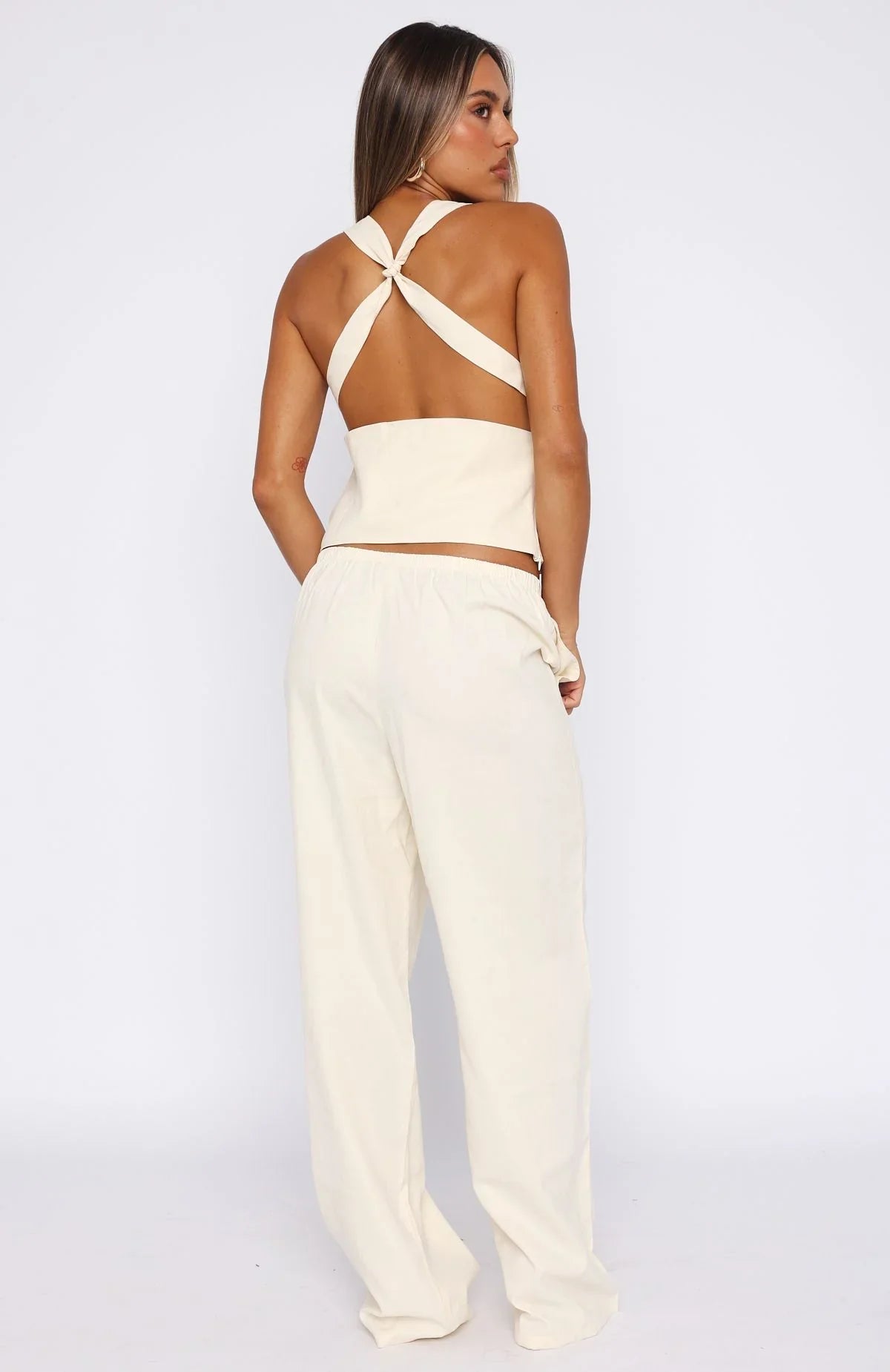 Take A Stance Pants Off White