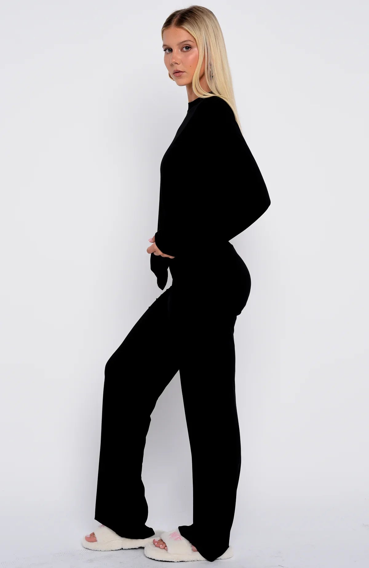 Slow Life Pyjama Pants Black
