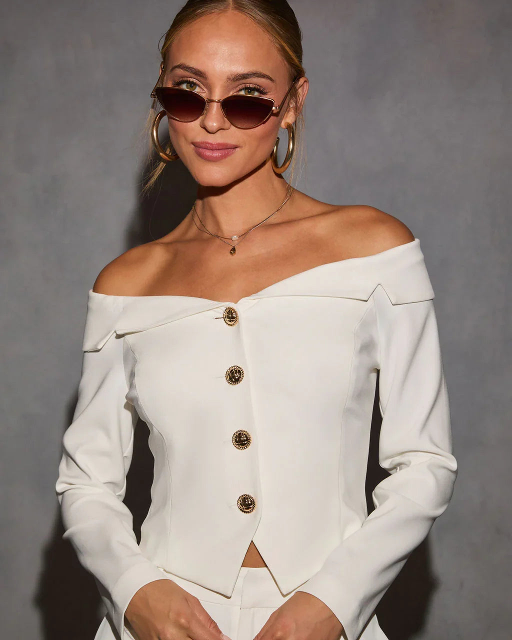 Regency Off The Shoulder Blouse