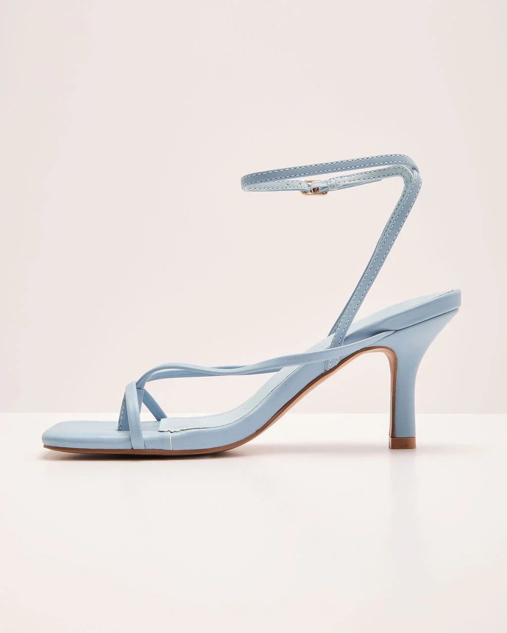 Verne Strappy Vegan Leather Heels