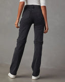 Zhaire Super Stretch High Rise Straight Jeans