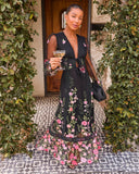 Beloved Bloom Embroidered Floral Maxi Dress