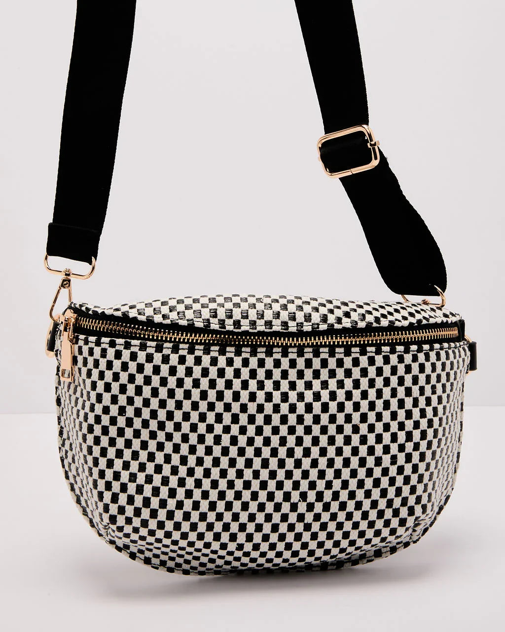 Sandbar Loom Checkered Belt Bag