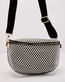 Sandbar Loom Checkered Belt Bag