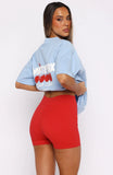 Club 14 Cassie Bike Shorts Red