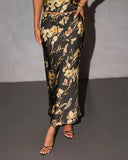 Lorei Drawstring Maxi Skirt