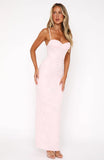 Poppy Dream Maxi Dress Baby Pink