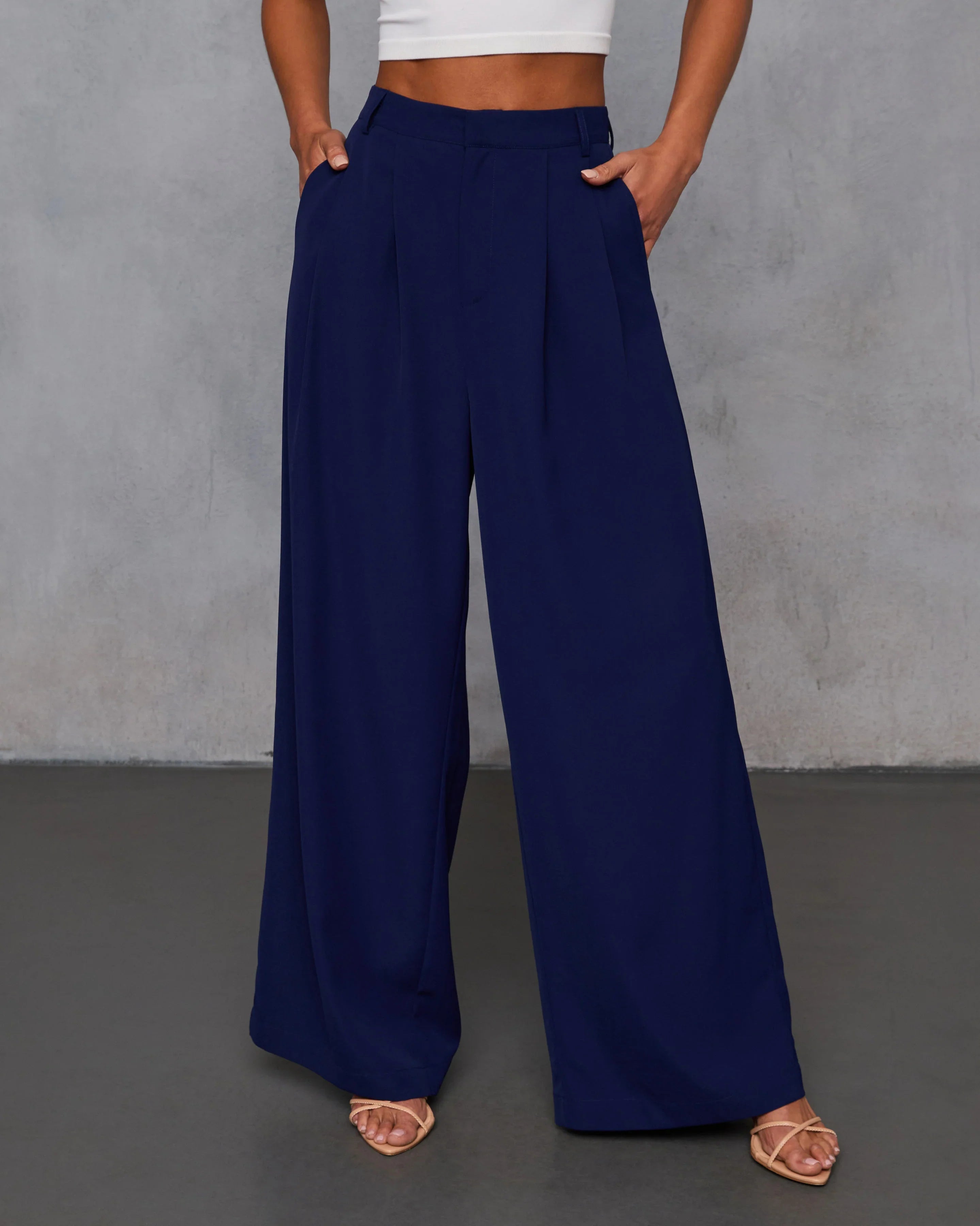 Madrigal Pocketed Wide Leg Pants