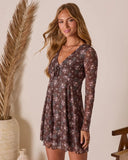 Freebird Bust Tie Mesh Romper