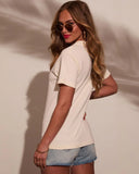Mon Cheri Short Sleeve Graphic Tee