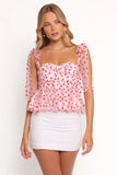 Floret Top Red Hearts