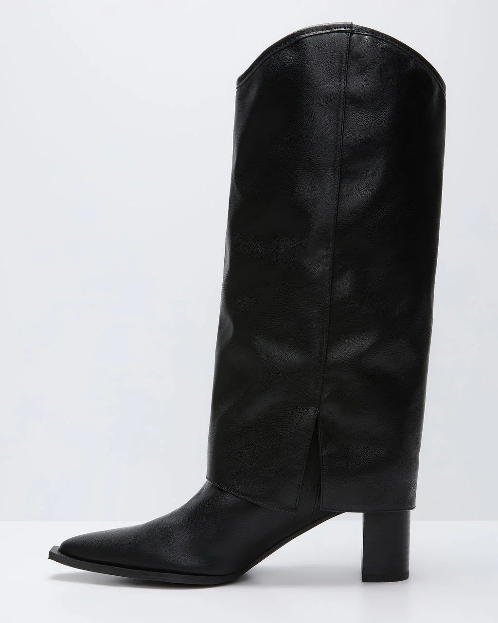 Brunelle Leather Foldover Boots