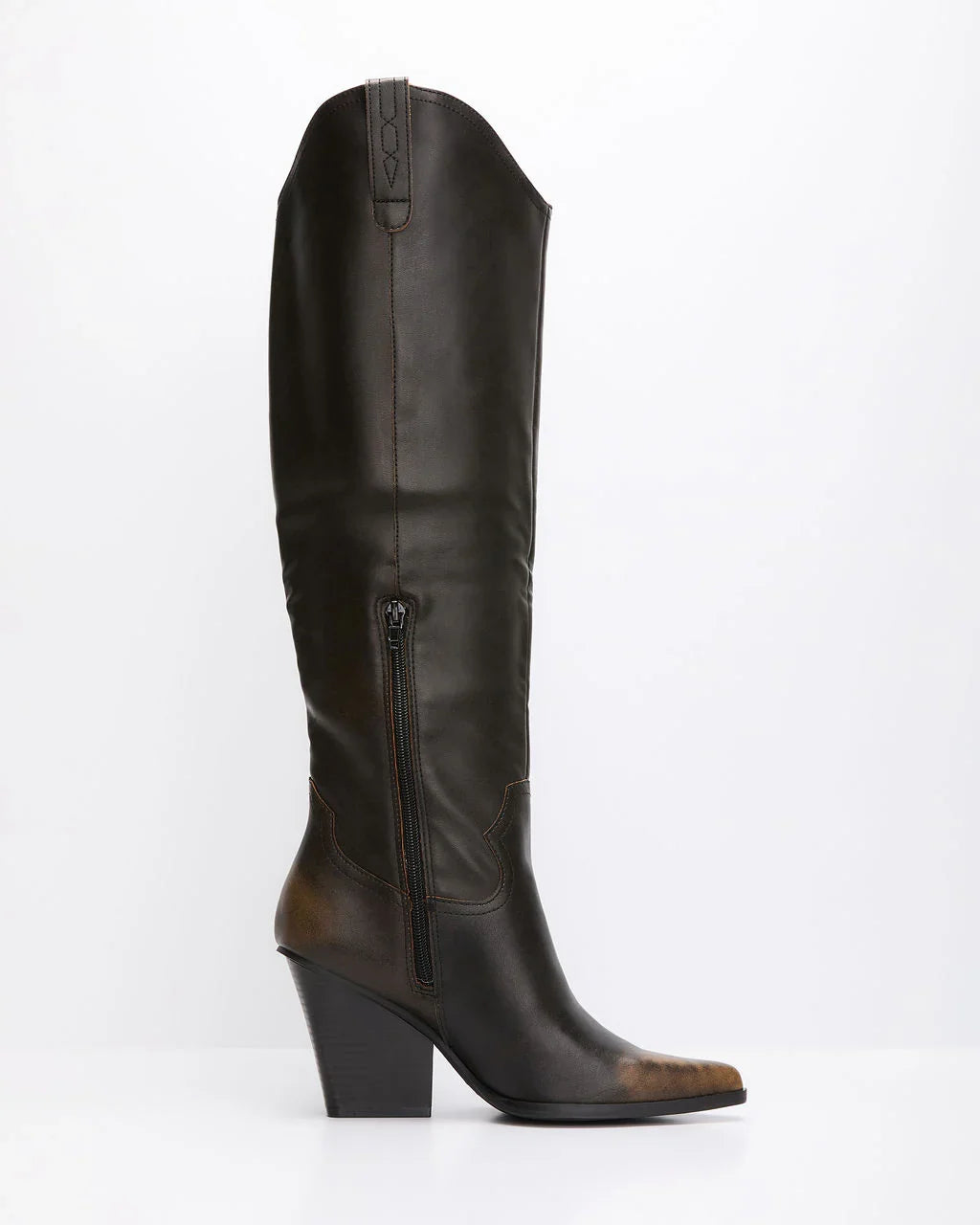 Sandalwood Western Knee High Boots