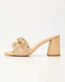 Palm Hour Crochet Gathered Detail Mules