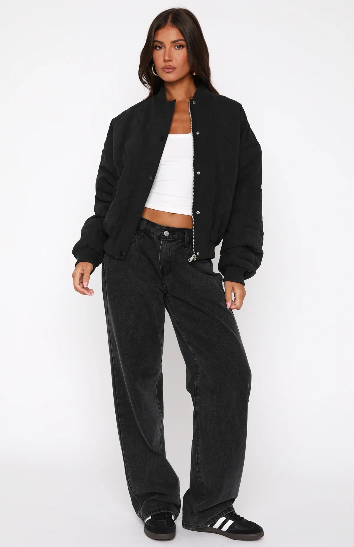 Soft Love Bomber Jacket Black