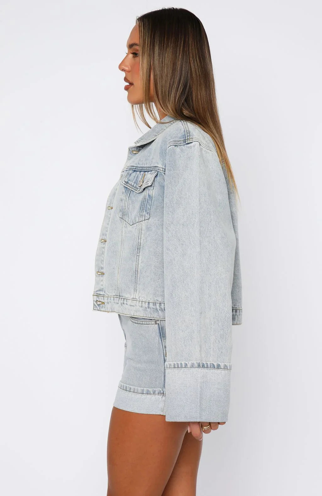 Charlotte Denim Jacket Light Blue