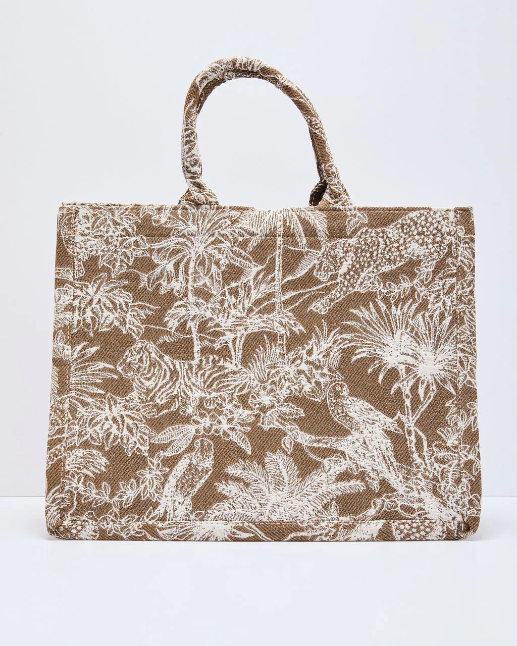 Villa Views Tropical Print Tote Bag