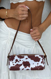 Gannon Shoulder Bag Faux Cow Hide