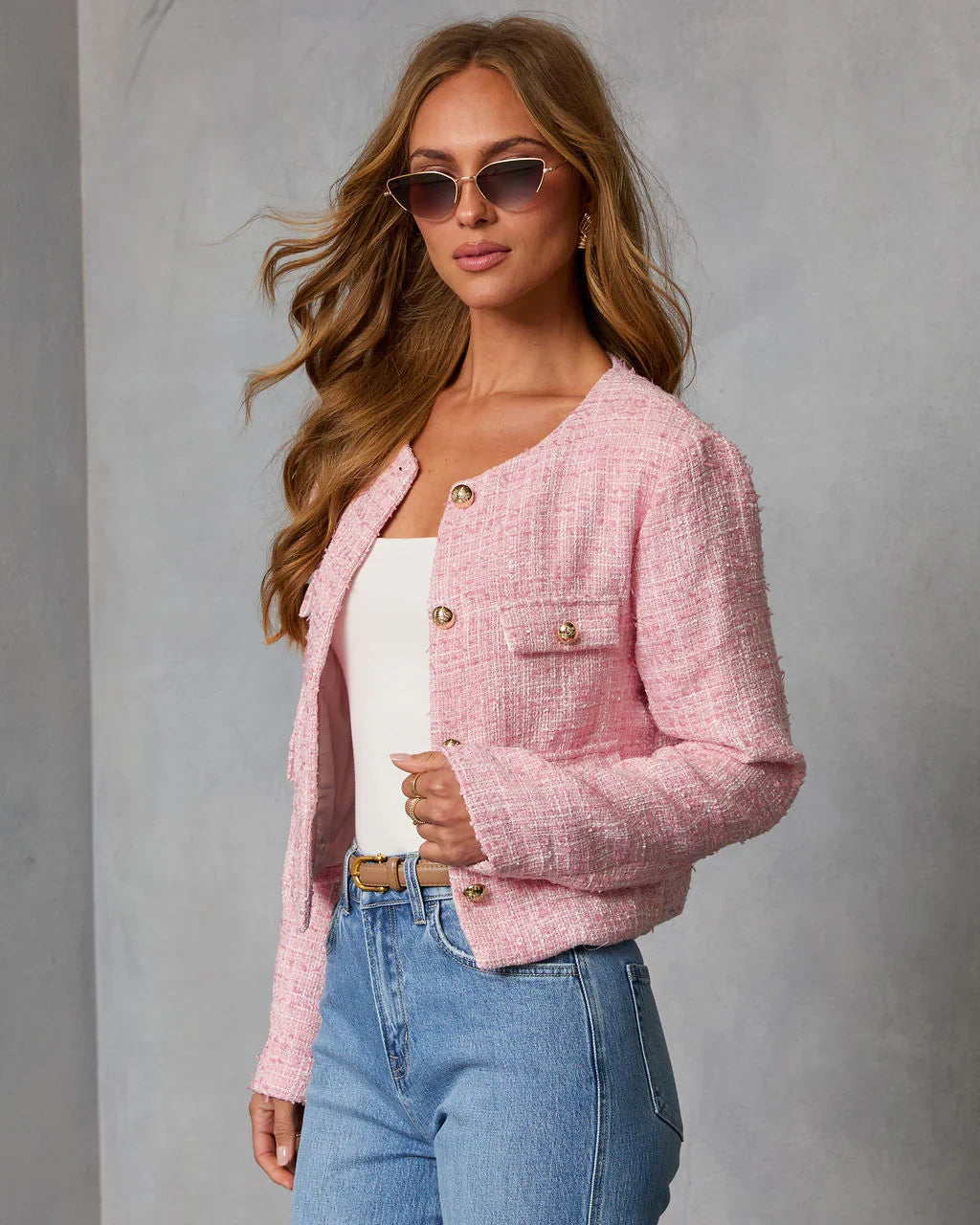Quiet Power Tweed Blazer