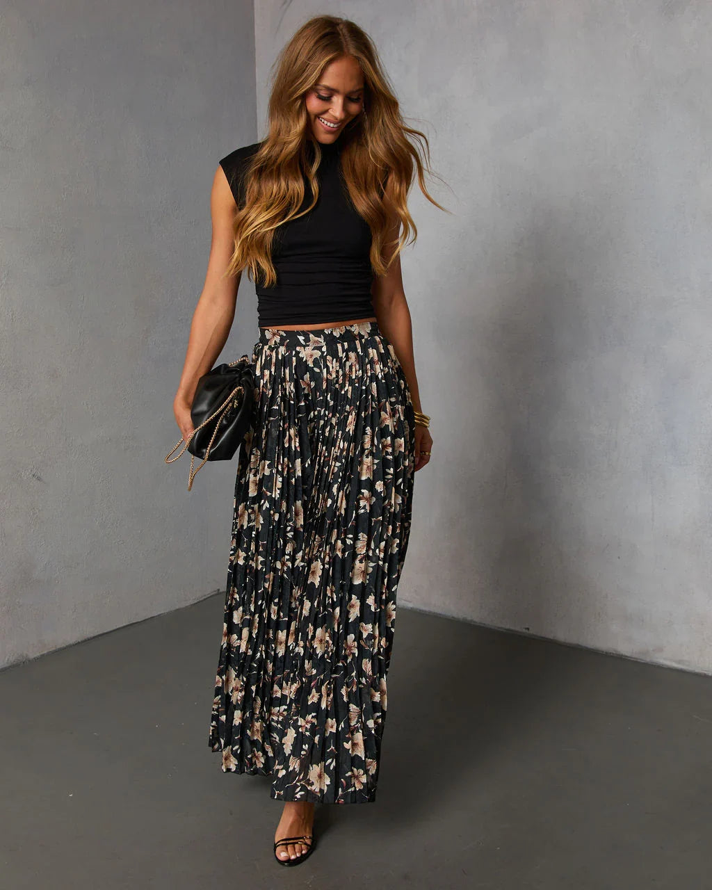 Whimsy Dust Printed Pleated Pants