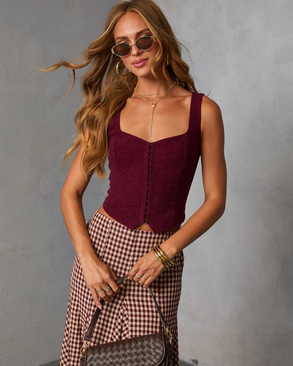 Larklin Corduroy Vest Top