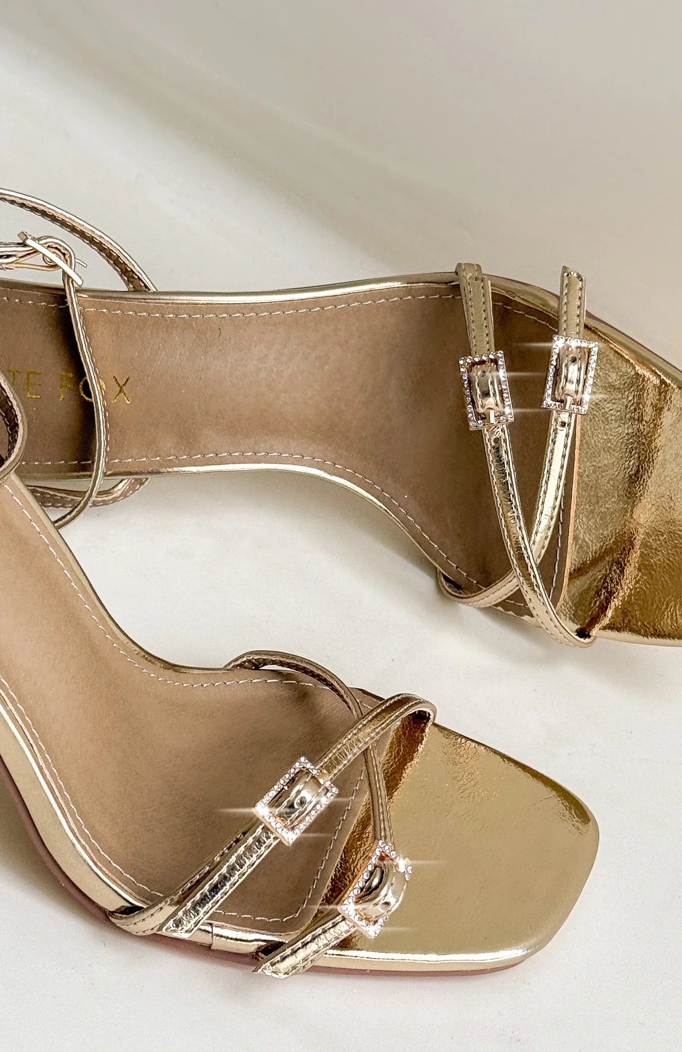Addicted To You Heels Gold