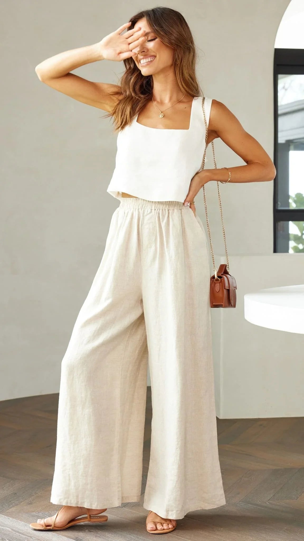 Oceana Pants Natural
