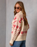 Snowfall Cottage Novelty Fair Isle Cardigan