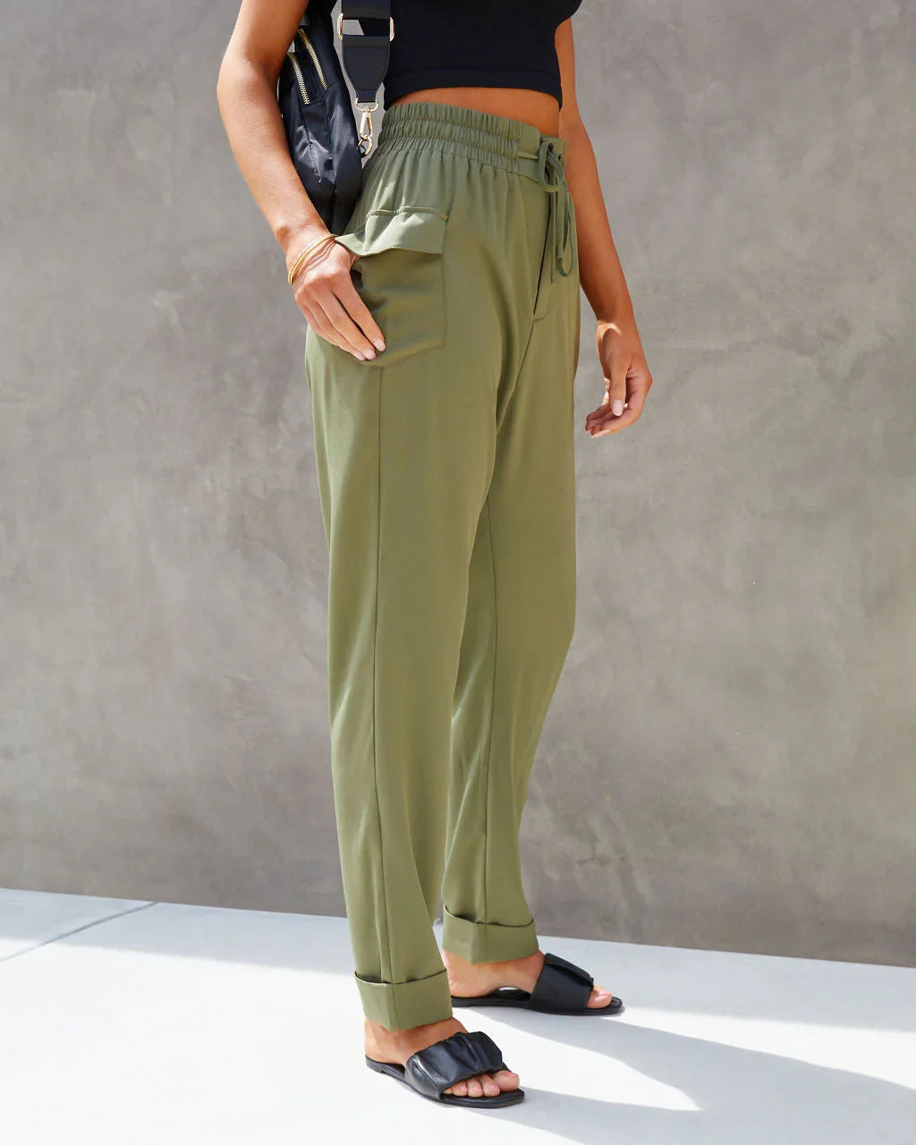 Hey Jane Drawstring Cargo Joggers