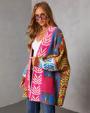 Gildelle Multi Color Print Cardigan