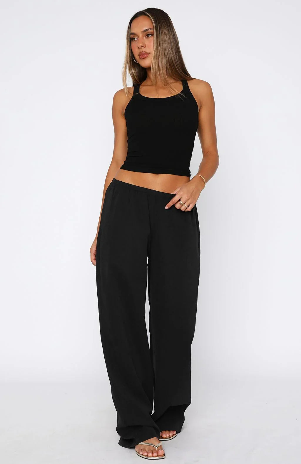Take A Stance Pants Black