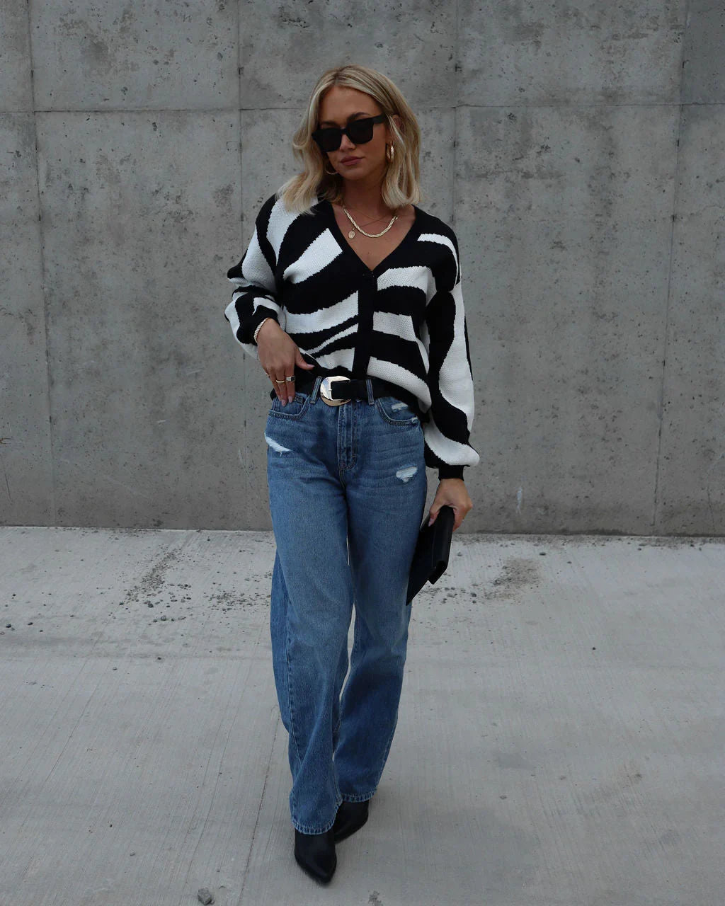 Outside The Box Knit Button Front Cardigan